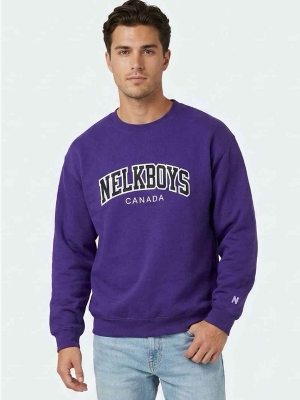 🇨🇦 Nelk Boys Canada Crewneck Sweatshirt – Purple